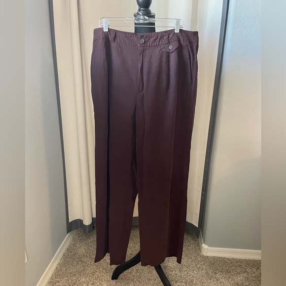 a new day Pants - 205. a new day Womens Trousers, Size 16, Deep Purple, EUC